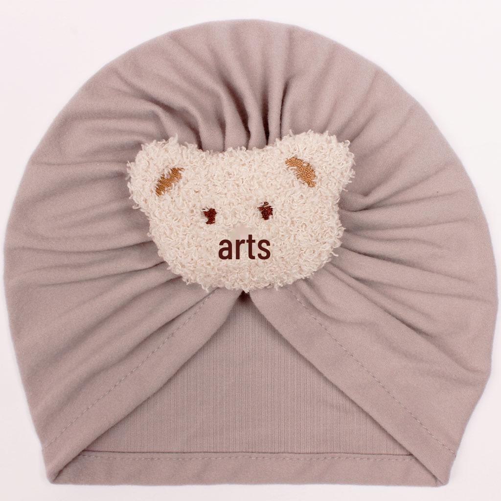 European & American Baby Bear Baotou Hat for Infants - Warm, Protective Design for Girls