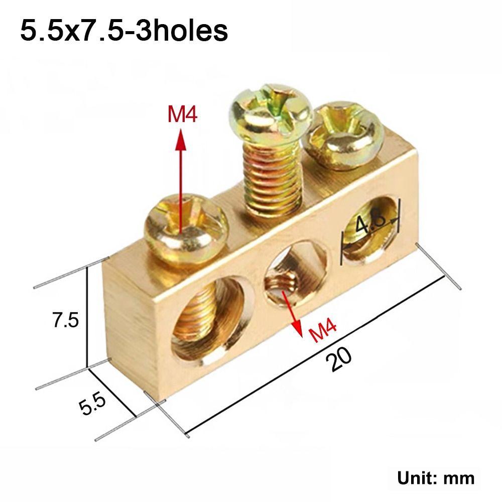 Многоспецификационный Проводной Соединитель Медная Клеммная Колодка Нулевая Земля Клемма Электрический