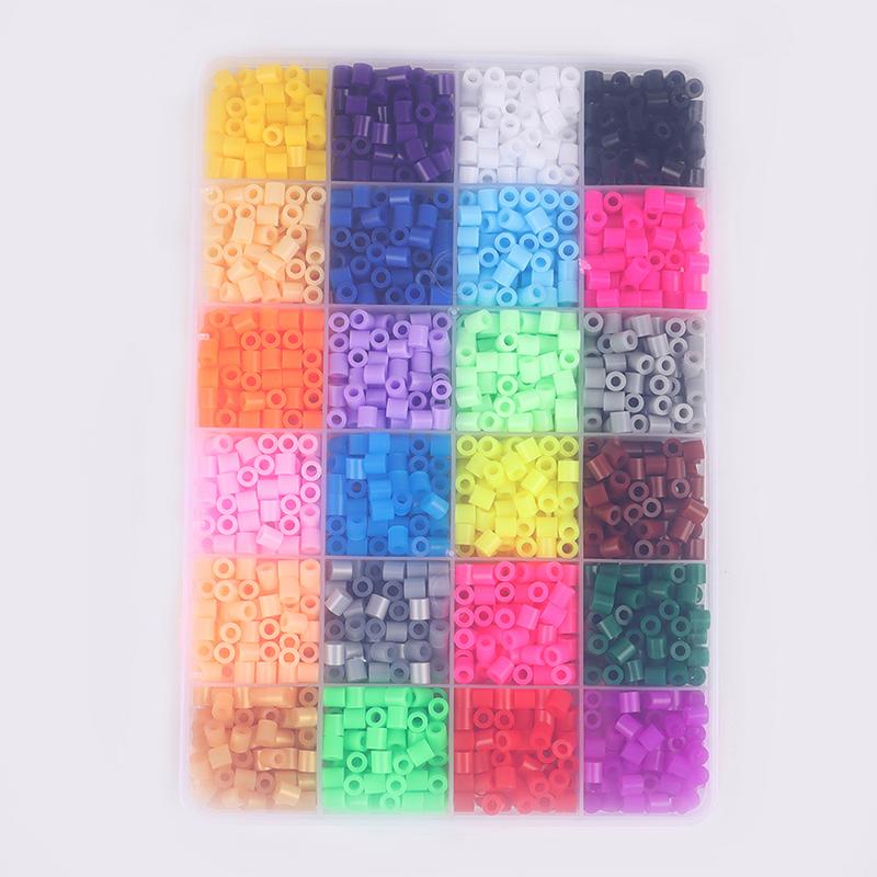24 цвета, 5 мм, бусины Хама, игрушечные бусины-предохранители для детей, 3D-игрушки ручной работы своими руками