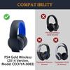 SOULWIT Cooling Gel Pad Ear Pad Replacement Compatible with Sony Gold Wireless Playstation PS4 Gaming Headset 2014 Edition Model Head Pad Cooling Pad