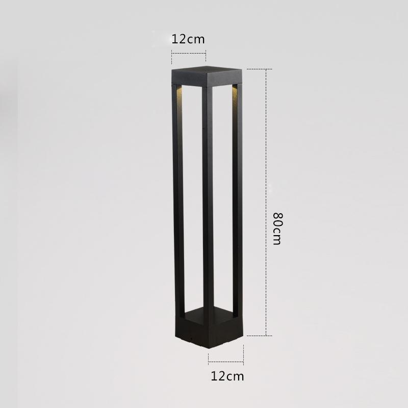 Уличный газонный светильник, современный газонный светильник 110 В, алюминиевый крыльцо, сад, водонепроницаемый, двор, газон, ландшафтный светильник, наружный IP54, газонный светильник
