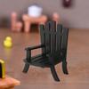 Миниатюрный пляжный стул 1:12/1:16 масштабных декоративных моделей из дерева, миниатюрный стул, фигурка кукольного домика