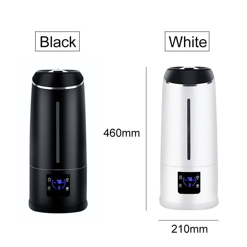 6500ML Household Air Humidifier Remote Control LCD Screen Ultrasonic Humidifier Diffuser Mist Maker Cool Mist Purifier 210x180x460mm