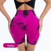 Women's Tie-Dye High Waist Peach Yoga Shorts - Hip Lifting Sport Running Fitness Pants