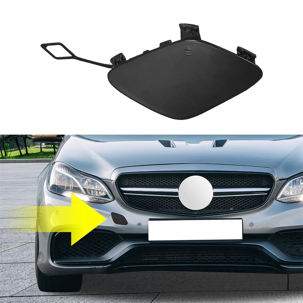 Car Front Bumper Tow Hook Eye Cover Cap For Mercedes E500 E550 E63 AMG 2014-2015