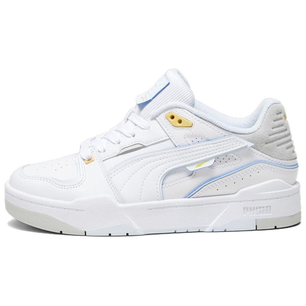 Puma Slipstream Удобные Универсальные Низкие Кроссовки Унисекс Кроссовки Белый Синий Желтый 393266-06