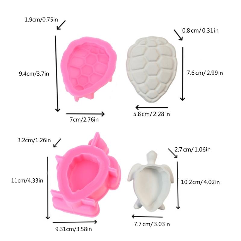 Turtle Resin Jewelry Jar Molds with Lid for Making Jewelry Jar Storage Box DIY Craft, Turtle Resin Jewelry Case Molds