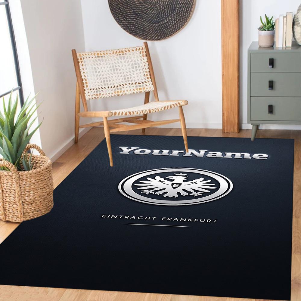 Eintracht Frankfurt Customize Your Name Carpet Design For Living Rooms Foyer Outdoor Game Room Antislip Carpet Office Home Decor Wedding Party Gift