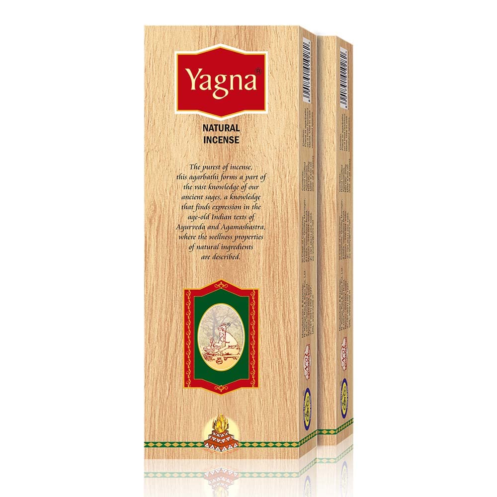 Cycle Pure Yagna Агарбатти Благовония Натуральный Сандал Цветочный Аромат для Пуджи Хавана Медитации Упаковка из 2 штук (250 г/156 шт. в упаковке)