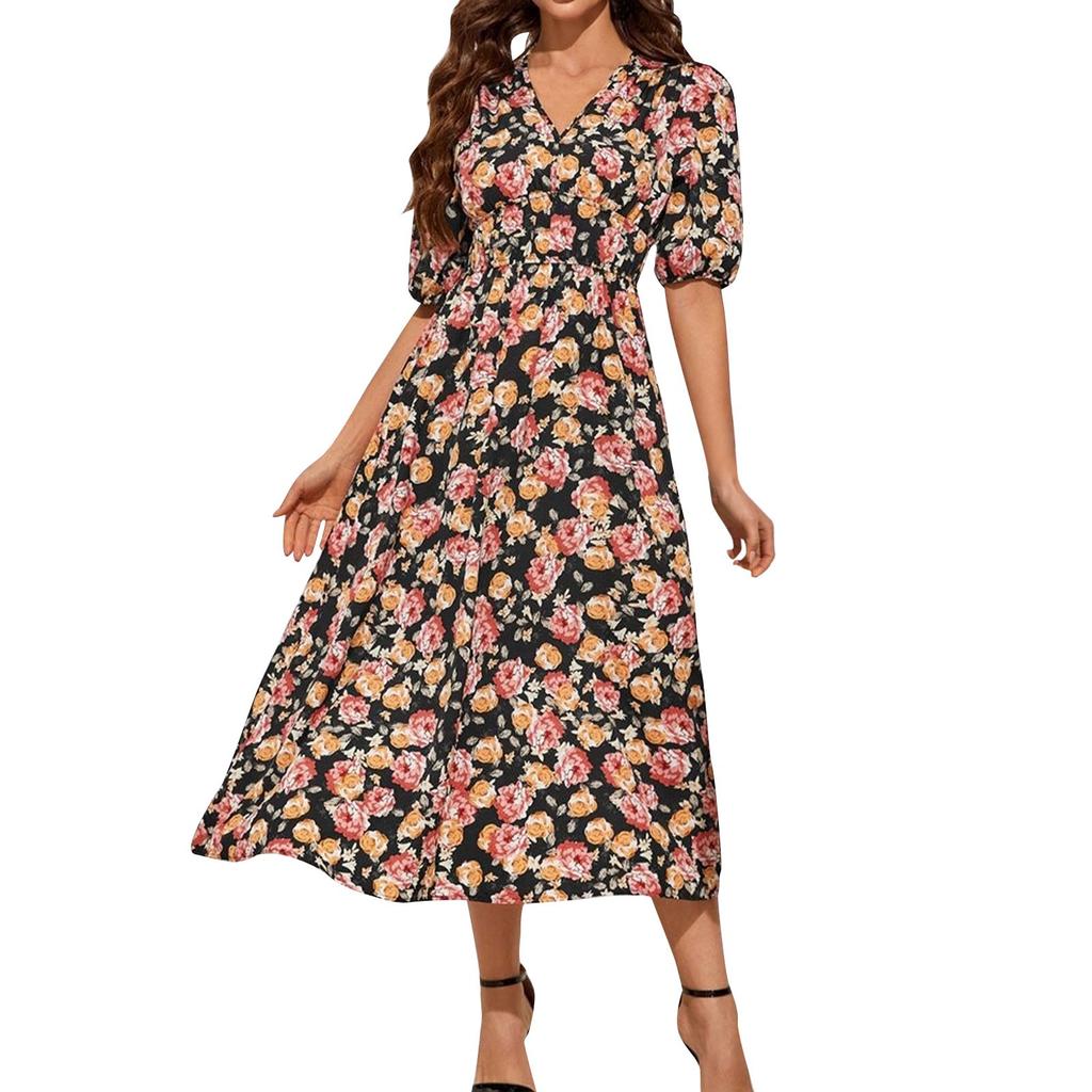 Women's Dresses Boho Long Floral Geometric Fashion Dresses