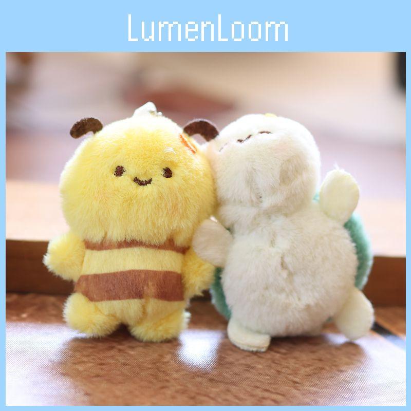 Bee Plush Turtle Pendant Bag Accessory Keychain Animal Doll Decoration Toys