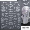 Nail Art Stickers New Chinese Style Butterfly Cat Eye Butterfly Beads Adhesive Nail Stickers