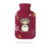 Hot Water Bottle Protective Cover, Winter Plush Cover, Cartoon Cloth Cover, Hand and Foot Warmer, Water-Filled Hot Water Bottle, Knitted Cover