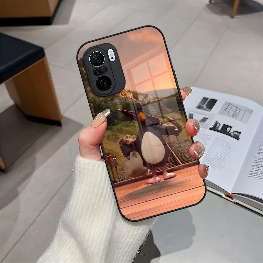 Стеклянный чехол для телефона для Xiaomi 15 14 12 Lite 13 Pro 11t Lite POCO M5 X6 M6 X5 X3 NFC F5 F6 Pro Чехол W-WallaceS Милый G-Gromit