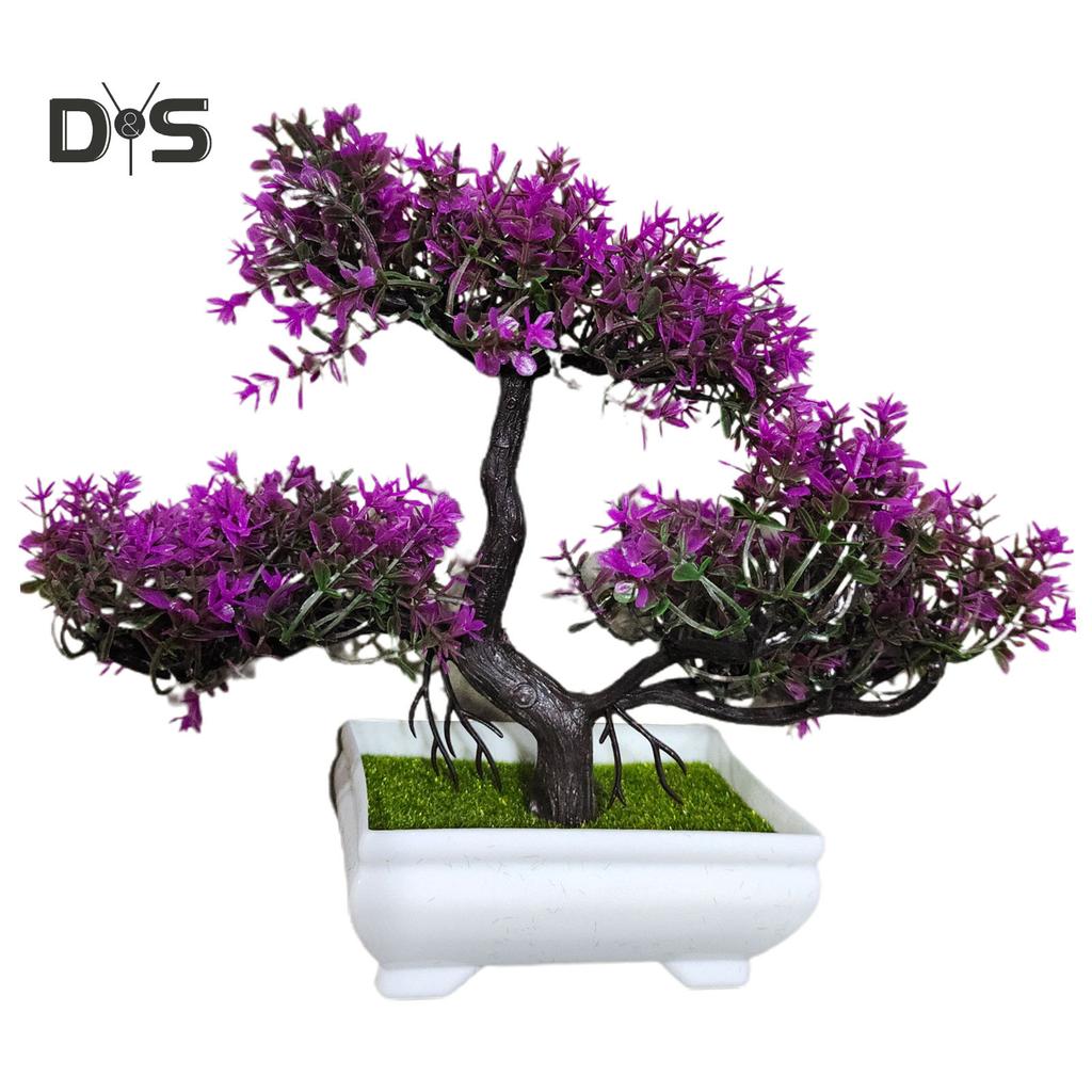 Искусственный бонсай в горшке для декора