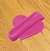 Silicone Heart Lipstick Holder: Universal Phone Back Sticker with 3M Adhesive