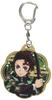 Demon Kimetsu No Yaiba Wooden Keychain Design 01 Slayer (Tanjiro Kamado)