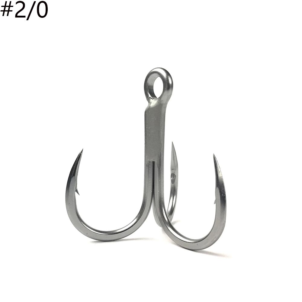 Принадлежности Приманка для соленой воды Тройной якорь Крючки для соленой воды 4X Тройной крючок Рыболовные крючки для морского троллинга