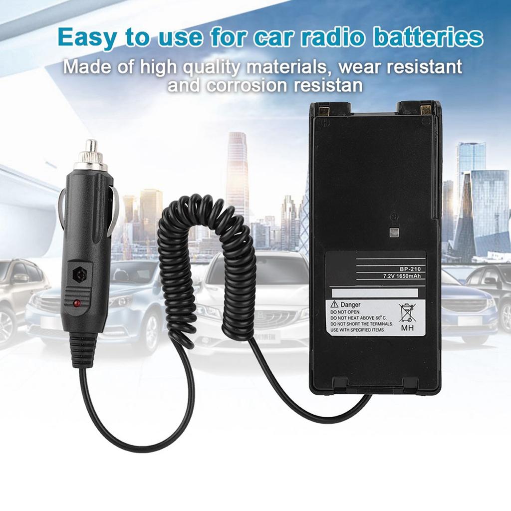 12 В автомобильное зарядное устройство для радиоприемника, адаптер для ICOM IC V8 IC V82 IC A6 IC A24 IC F3GT