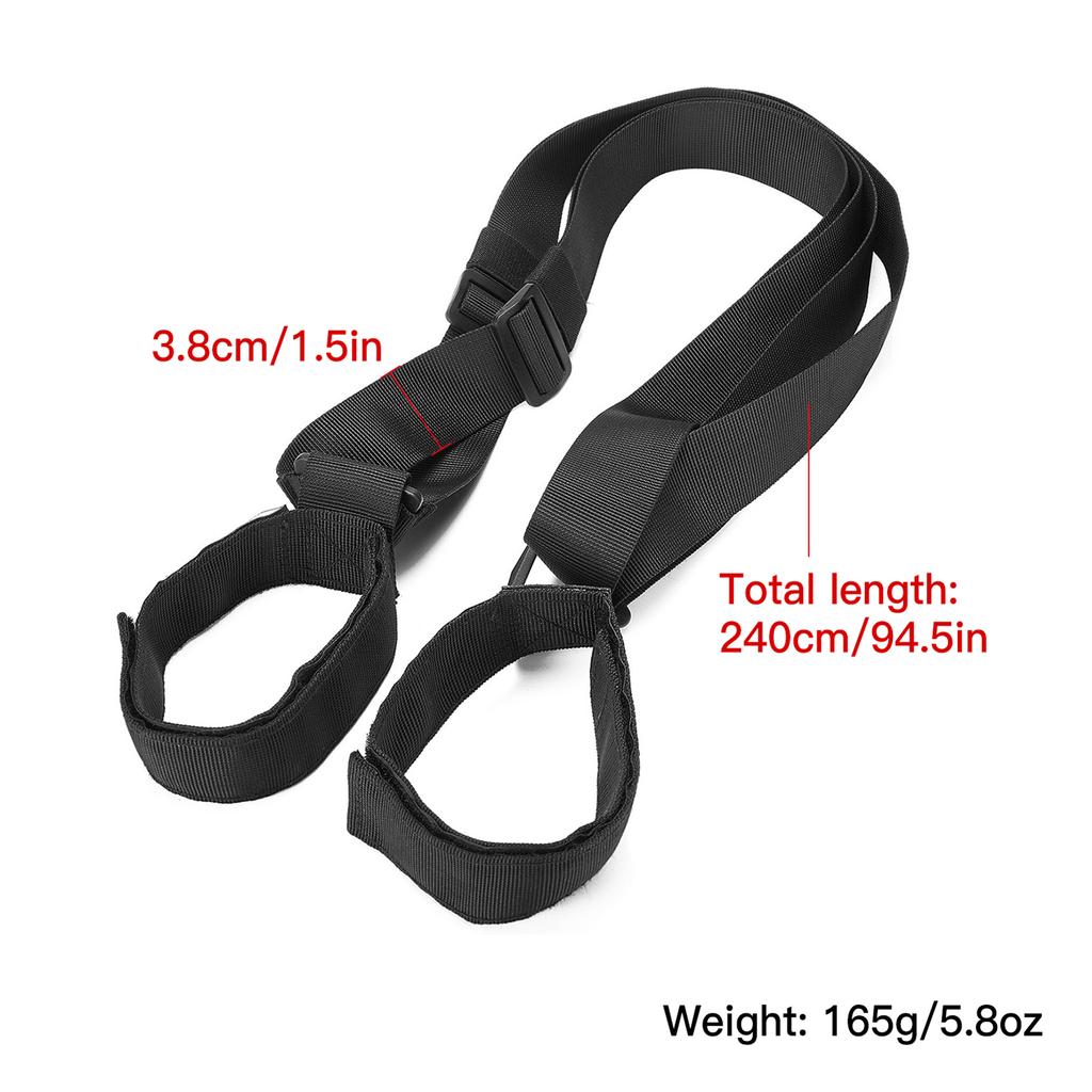 Лыжные и палки Ремни для переноски рюкзака Регулируемый плечевой ремень для лыж Держатель лыжного снаряжения Лыжная палка