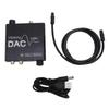 Цифро-аналоговый преобразователь звука 192 кГц 24 бита USB с регулировкой громкости с оптическим кабелем 3,5 мм разъем