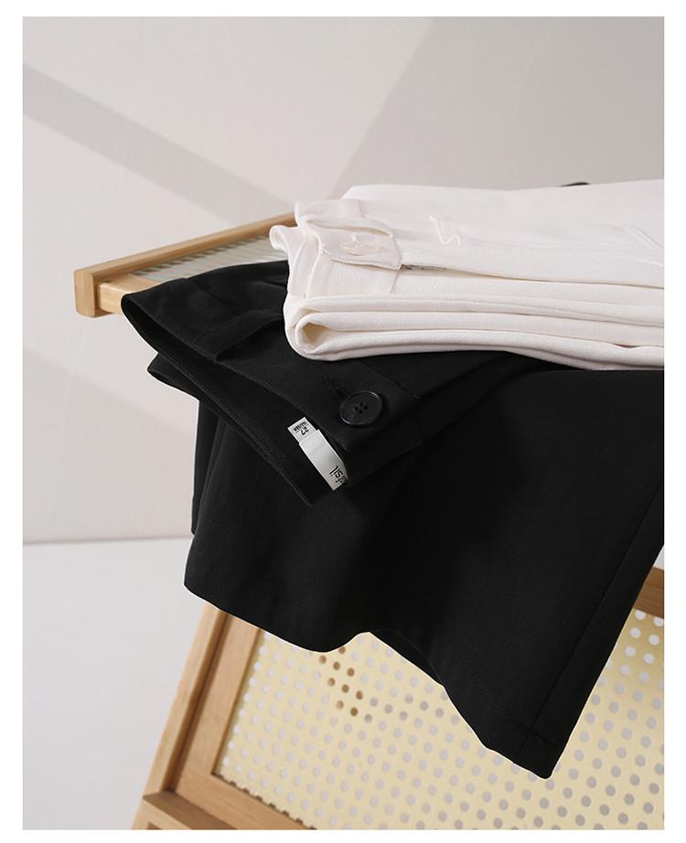 Design Sense Front Pocket Wide Leg Pants