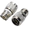 1Pc N Type Male To Uhf So-239 Female Jack Straight Rf Coax Adapter Connector