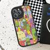 Милый маленький монстр Чехол для телефона Жесткая кожа Для iPhone 16 15 14 13 12 Mini 11 14 Pro Max Xs X Xr 7 8 Plus Fundas