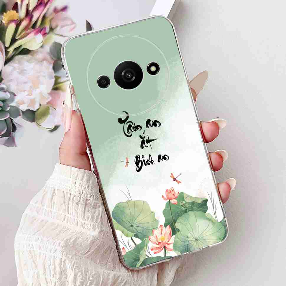 Чехол для Xiaomi Redmi A3 6.71" Мягкий Силикон Красивая Картина Задняя Крышка Для Redmi A3 RedmiA3 Чехол для Телефона Сумки