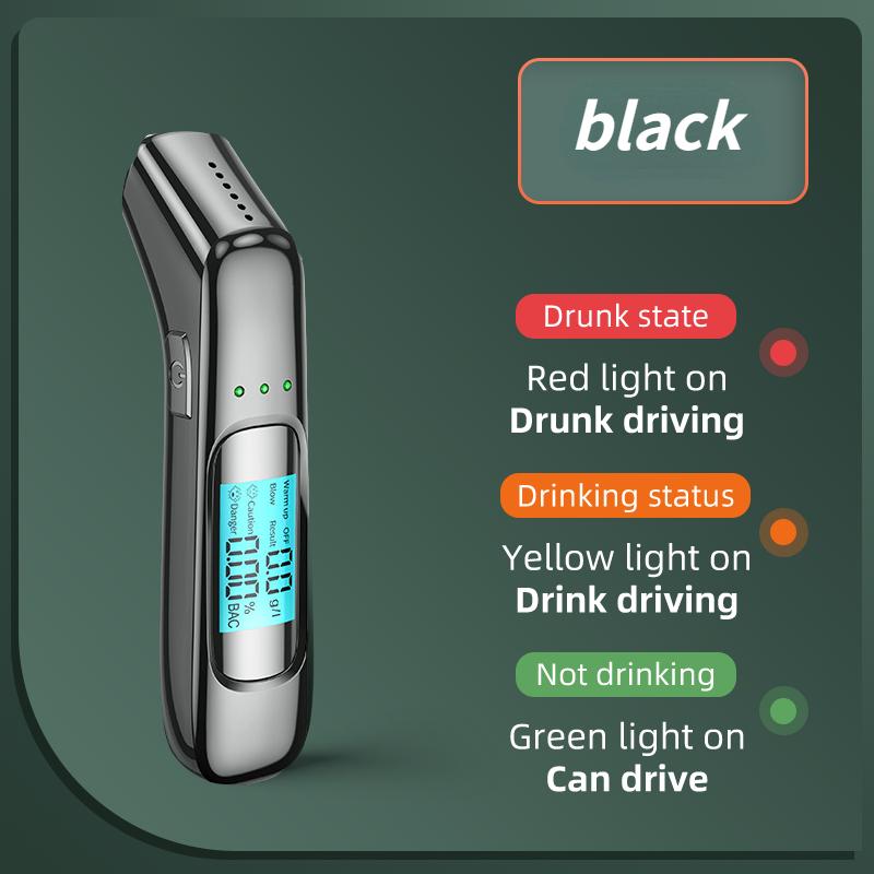 2024 New Digital Alcohol Breath Tester Mini Breathalyzer Handheld Analyzer Portable Measurement and Testing Instrument for Household Alcohol Testing