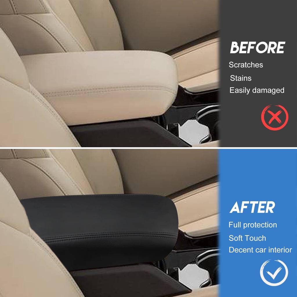 INTGET Car Center Console Armrest Cover for Jeep Grand Cherokee 2022 2023 Cherokee L Accessories Armrest Box Dog Seat Cover Pad Console Lid Protector