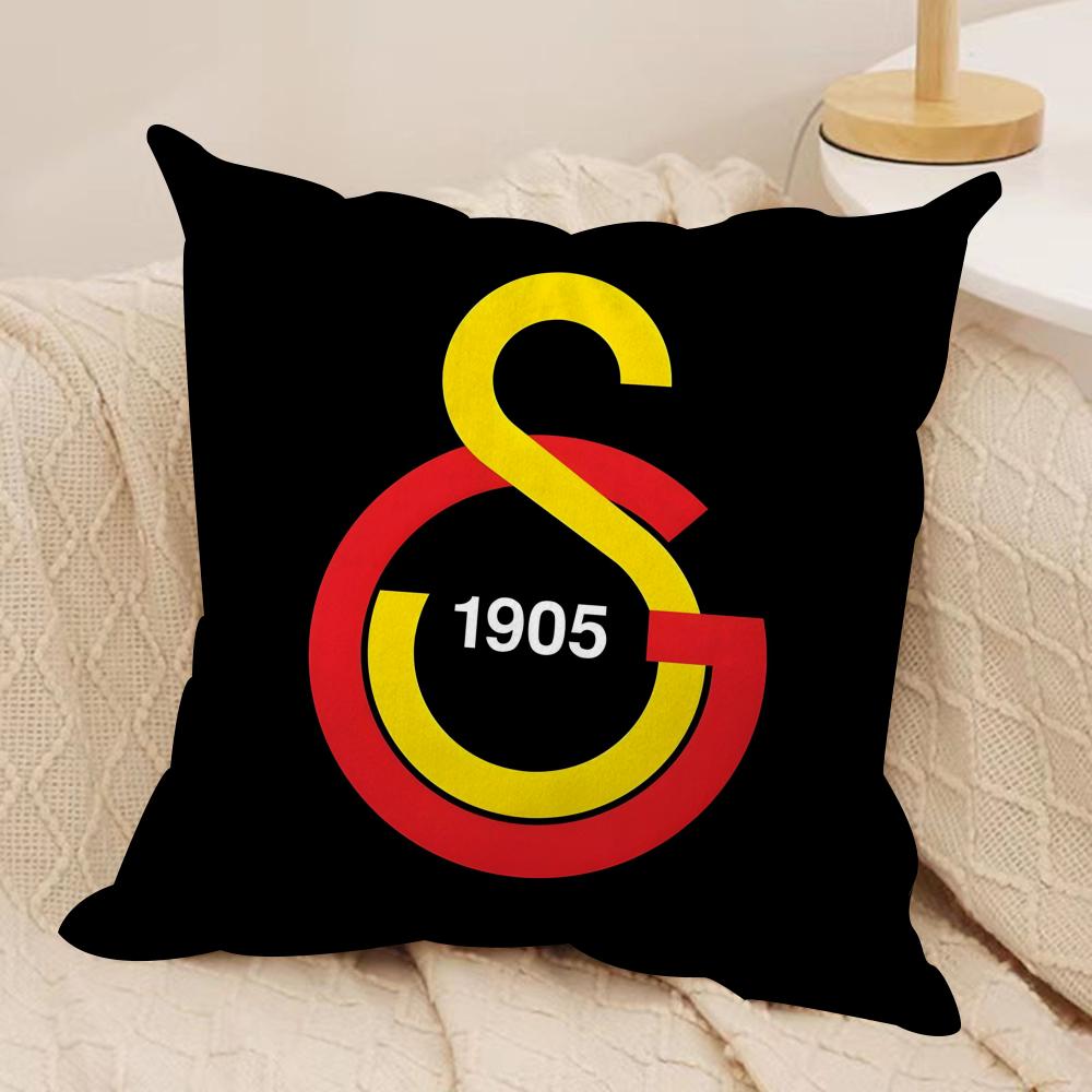 Чехол на подушку с логотипом клуба G-GalatasarayS, мягкая плюшевая ткань, двусторонний принт, чехол на диванную подушку для всех сезонов, декор для дома, подарок