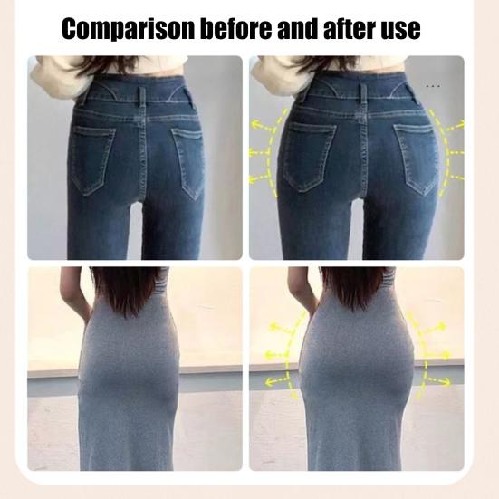 1 пара силиконовых накладок на бедрах, самоклеящиеся, невидимые, для увеличения бедер, корректирующее белье, многоразовые, моющиеся, женские подушечки для ягодиц, наполнитель для впадин на бедрах, корректор