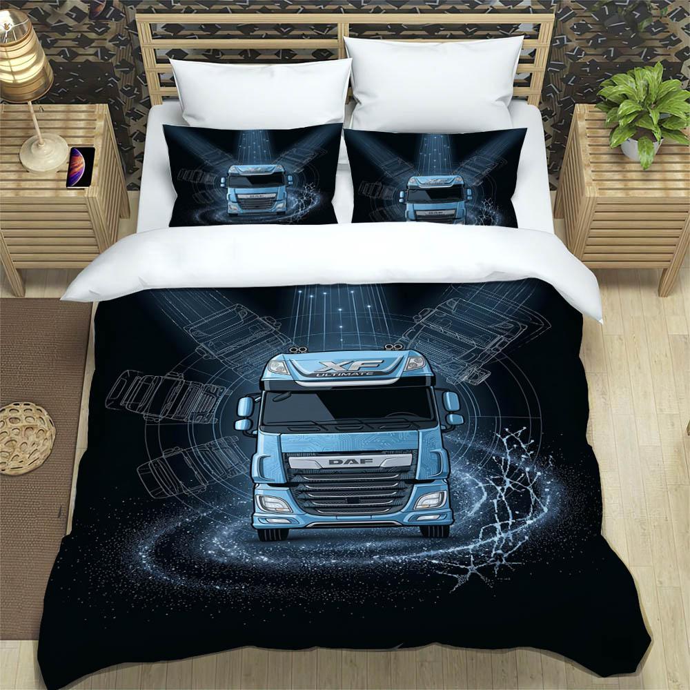 3D D-DAF truck Retro printed Bedding Sets exquisite bed supplies set duvet cover comforter set bedding set luxury birthday gift