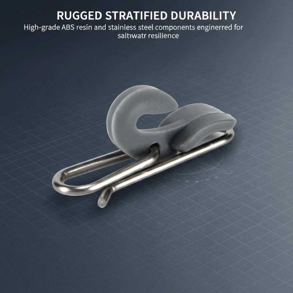 50PCS ABS Fishing Release Clips Lightweight Bait  Release Clips  Saltwater Fishing