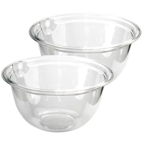 Nagao Bowl Heat-Resistant Cook Bowl, 17cm, 900ml, Made In Japan, Set of 2