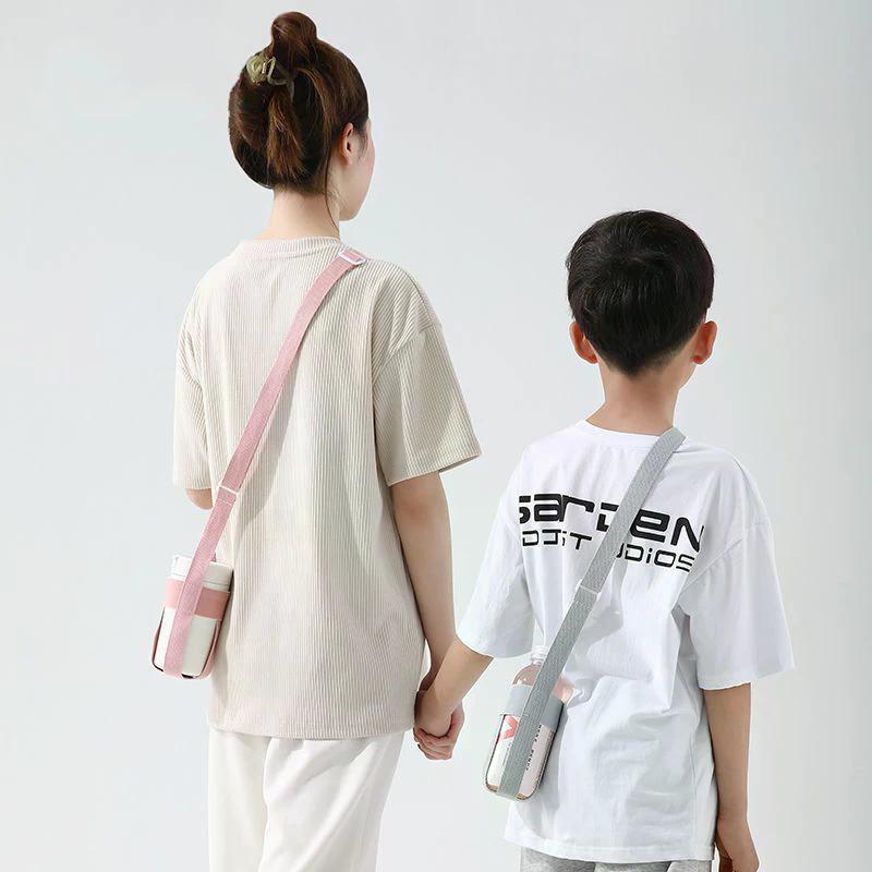 Outdoor Portable Water Bottle Carrier Bag with Adjustable Strap Cup Protector Holder