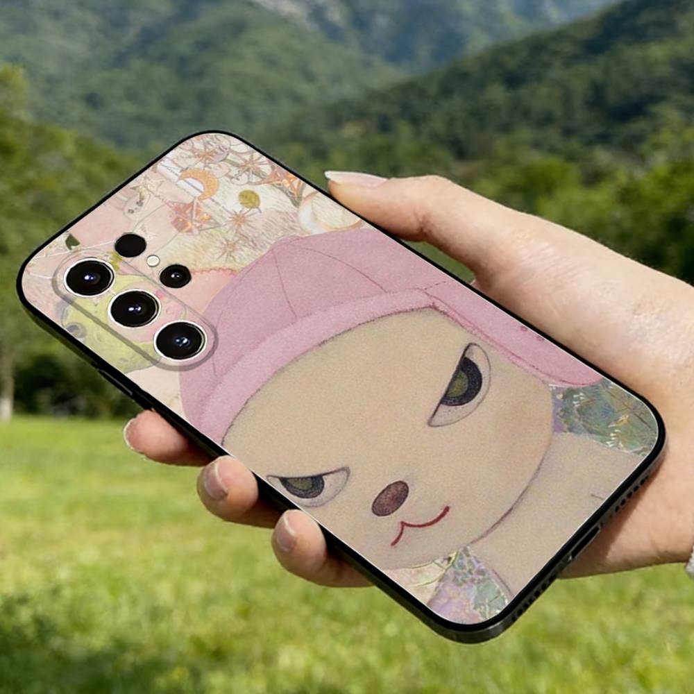 Naaaaa Phone case For Samsung Galaxy A56,36,26,16,76,55,35,25,15,54,34,24,14Soft Silicone Black Cover