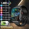 2026 Новые Умные Часы 1000 мАч Мужские Женские 1.85“ HD AMOLED GPS-трек Полный Сенсорный Экран IP68 Водонепроницаемые Bluetooth-звонок SmartWatch Мужские