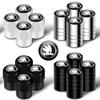 XOWS7 4pcs Aluminum Alloy Car Tire Valve Caps for Skoda Octavia Kodiaq Kamiq Fabia RS Rapid Yeti Karoq Vision Auto Parts Tools