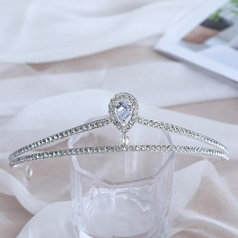 Детская корона, аксессуары для волос, милые принцессы, девочки, корона короля с водяными бриллиантами, резинки для волос, подарки на день рождения для девочек, детские повязки на голову и головные уборы