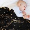 Небесный полумесяц с цветочными акцентами и фазами луны Плед Мягкий Уютный Плед для Питомца Детей Взрослых