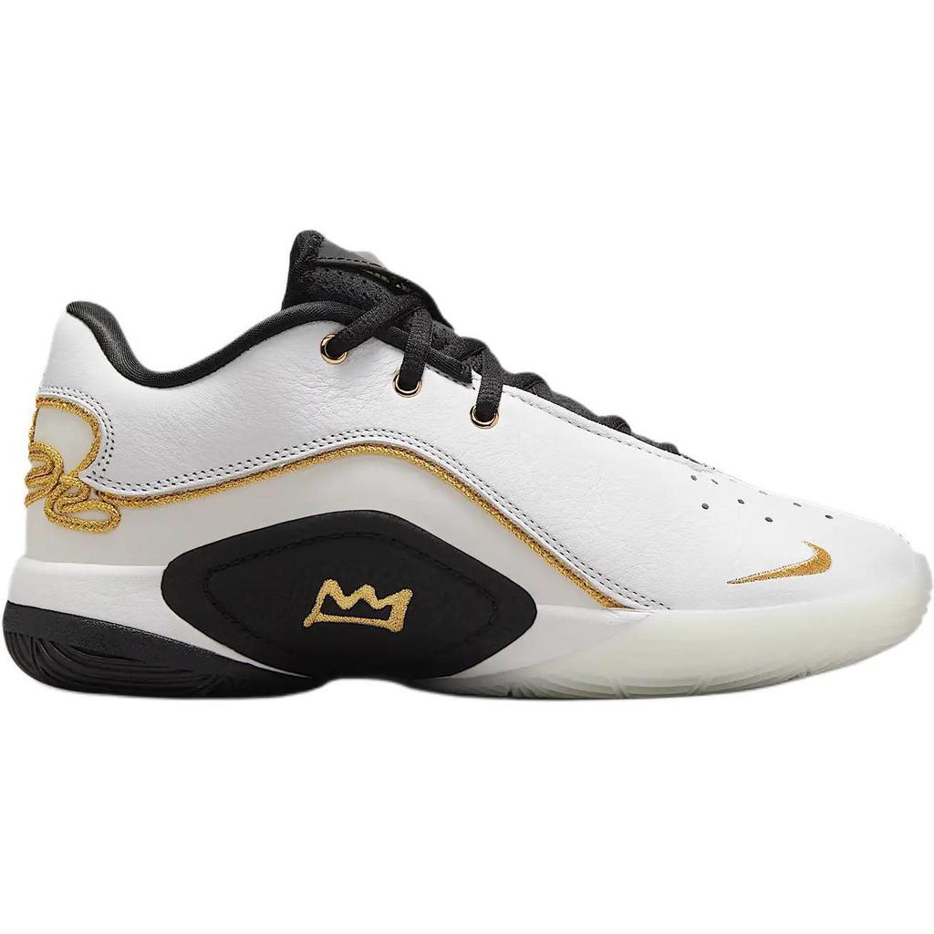 Nike LeBron 22 GS Mogul Kids Sneakers White Metallic-Gold Black HV8616-100