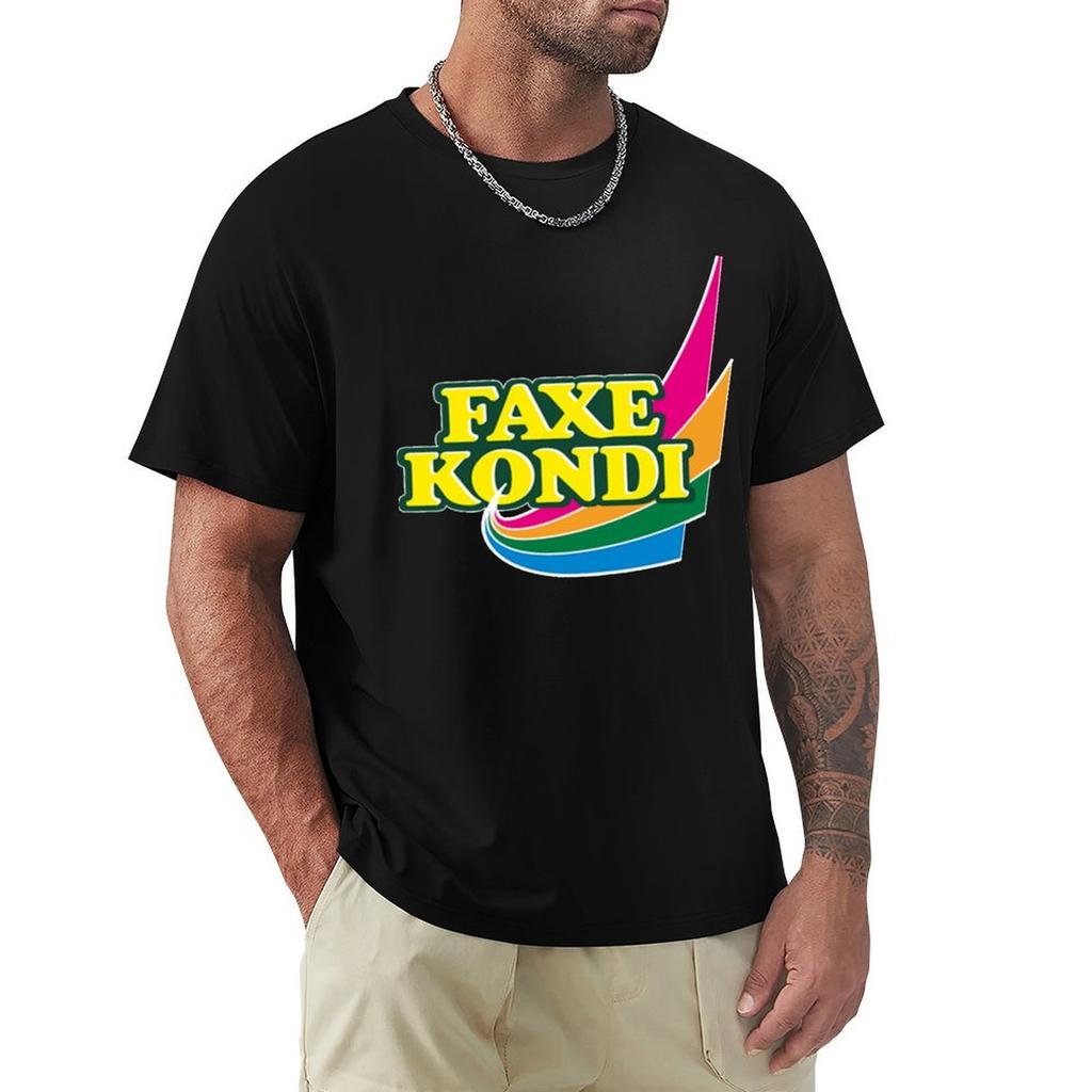 Fax Kondi Essential TShirt Relaxed Casual Short Sleeve Tee