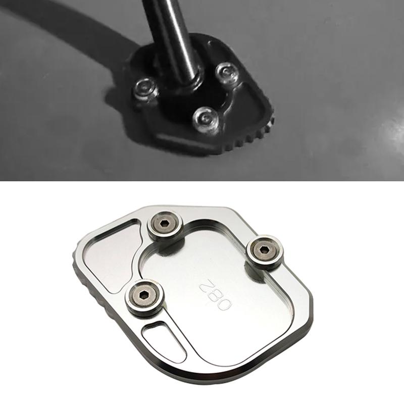 Motorcycle Foot Side Stand Enlarge Kickstand Extension Pad Shelf Accessories For BMW C400X C400GT C 400 GT 400GT 2018 2019-2023