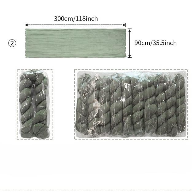 Runner Bohemian Twist Tulle Table Wrinkled Elegance For Weddings Events