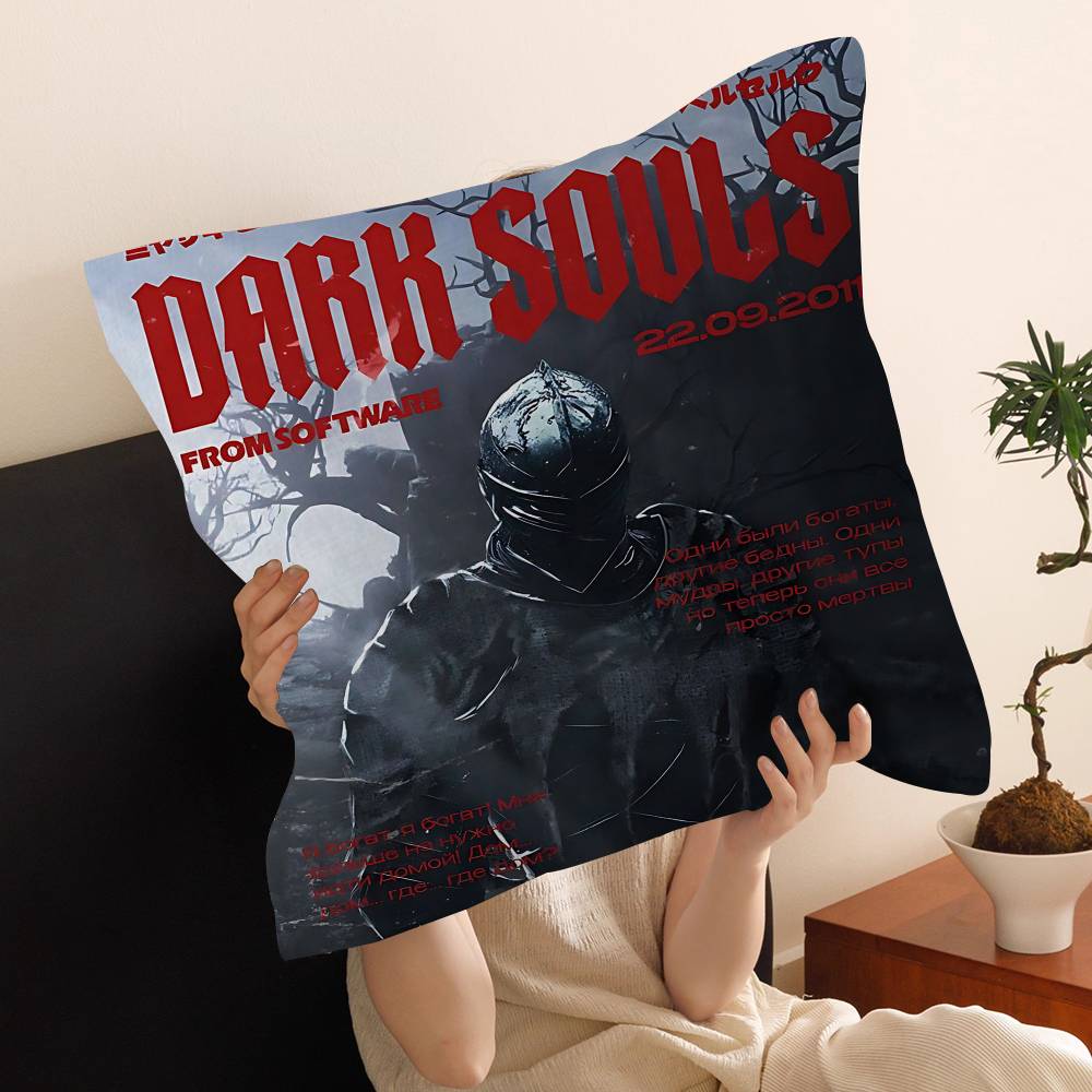 Классическая игра Dark Souls Наволочка Дюймы Декор в деревенском стиле Домашние Подушки для дивана Наволочки для декора дивана