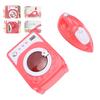 Pretend Laundry Set Battery Powered Washer and Ironing Board Playset Educational Role Playing Toys