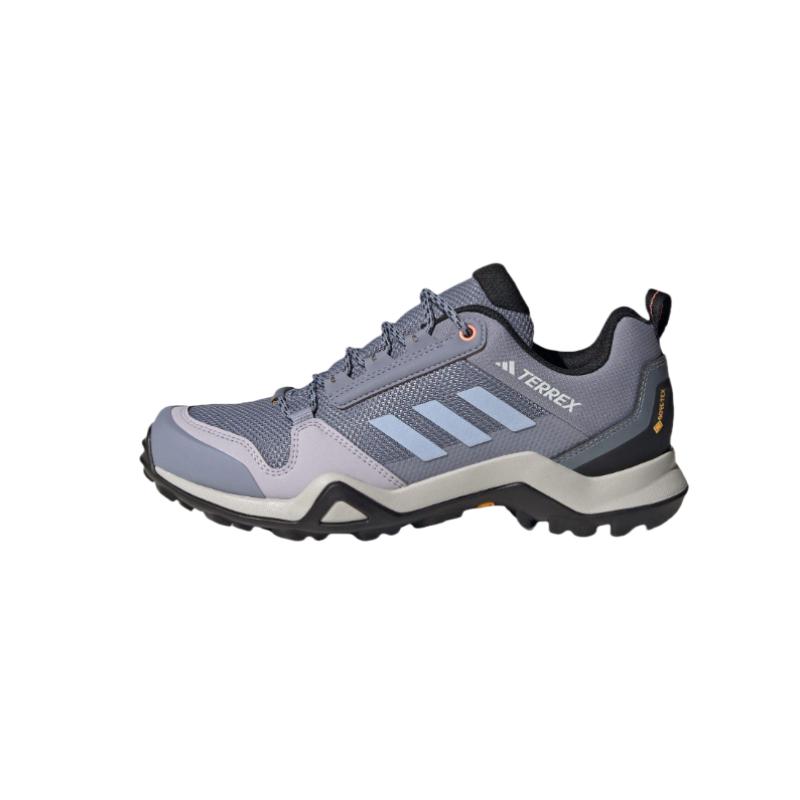 Adidas Terrex AX3 GTX Comfortable Durable Breathable Moisture-Wicking Low-Cut Hiking Shoes Women Hiking Shoes Gray HP8723
