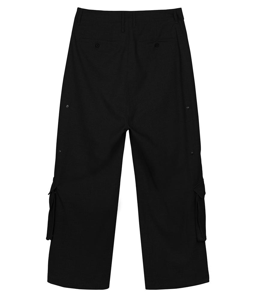 YIYAE Modular Detachable Cargo Slacks Black